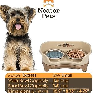 Neater Feeder Express Small Dog Cappuccino Specs