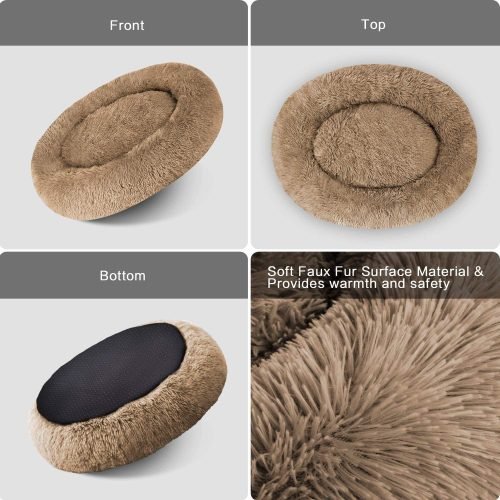 Donut Cuddler Washable Self-Warming Pet Bed