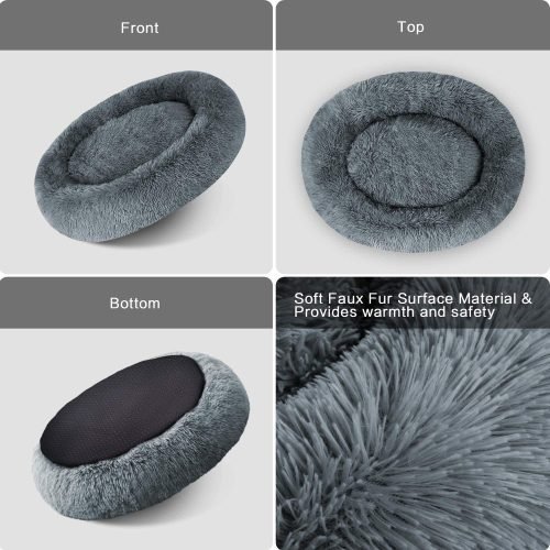 Donut Cuddler Washable Self-Warming Pet Bed