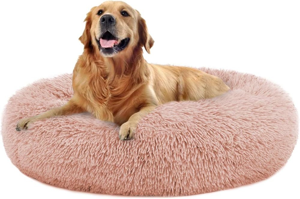 Donut Cuddler Washable Self-Warming Pet Bed