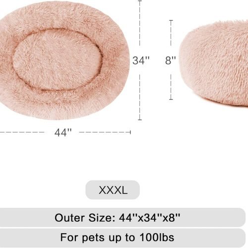 Donut Cuddler Washable Self-Warming Pet Bed