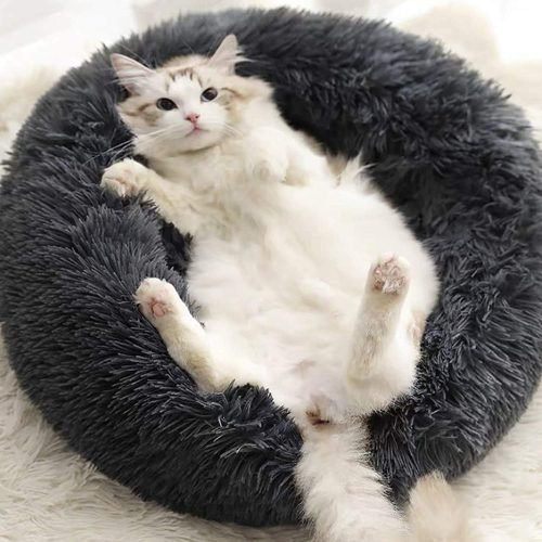 Donut Cuddler Washable Self-Warming Pet Bed