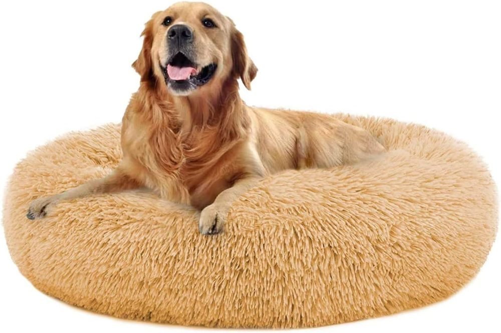 Donut Cuddler Washable Self-Warming Pet Bed