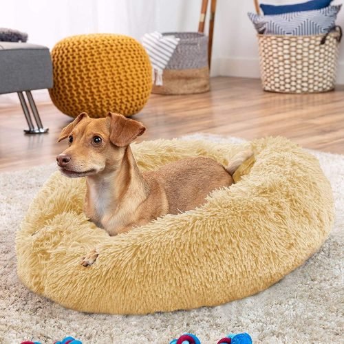 Donut Cuddler Washable Self-Warming Pet Bed