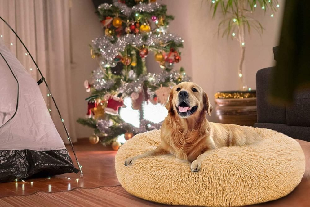 Donut Cuddler Washable Self-Warming Pet Bed