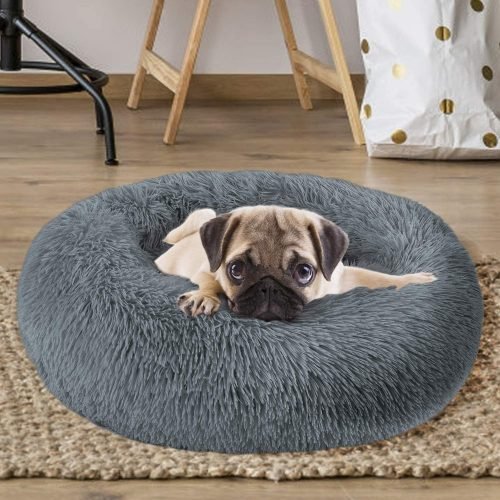 Donut Cuddler Washable Self-Warming Pet Bed