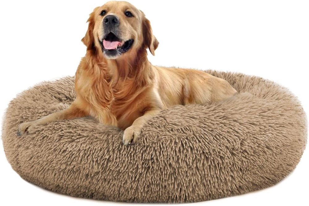 Donut Cuddler Washable Self-Warming Pet Bed