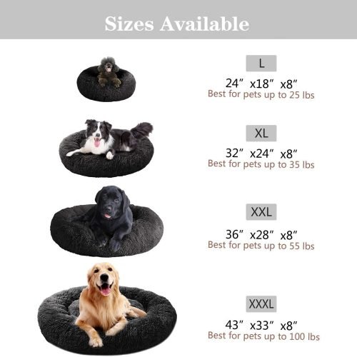 Donut Cuddler Washable Self-Warming Pet Bed