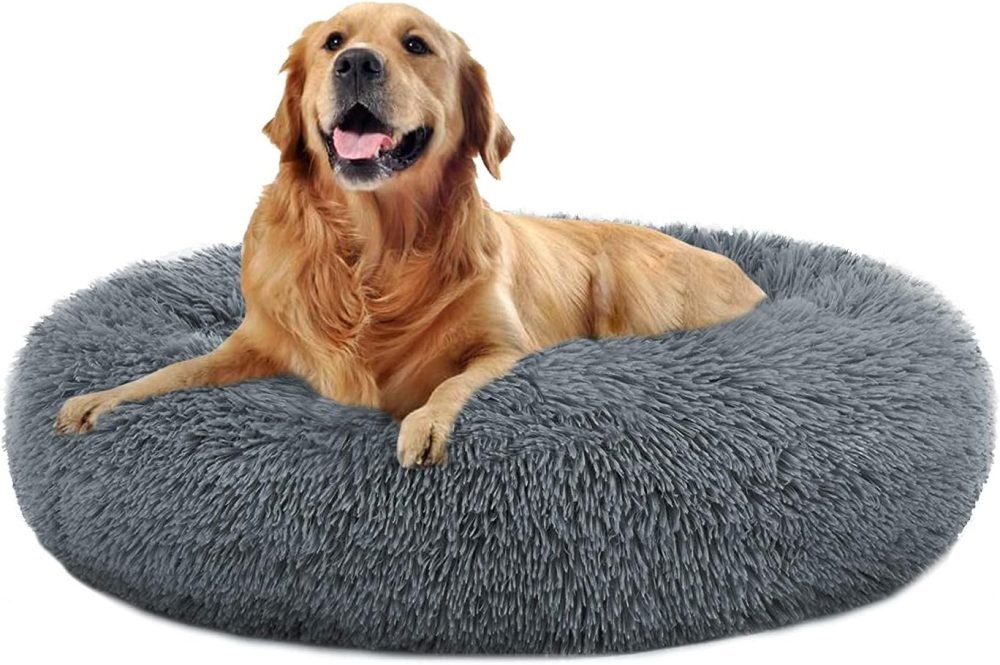 Donut Cuddler Washable Self-Warming Pet Bed