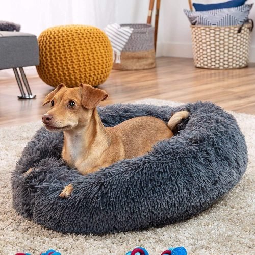 Donut Cuddler Washable Self-Warming Pet Bed