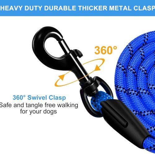 5ft Rope Dog Lead with Soft Padded Handle