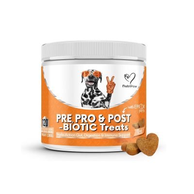 NutriPaw Pre, Pro & Postbiotic Digestive Treats For Dogs