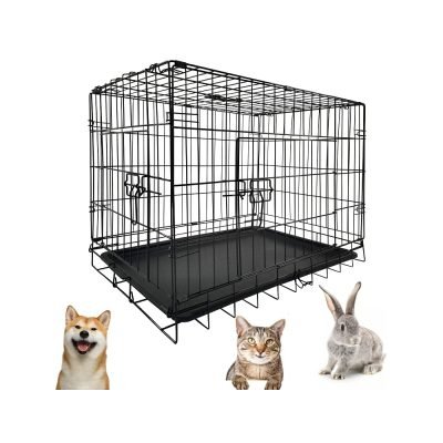 VickyHome Dog Play Pens for Indoors & Outdoors, Strong Metal Puppy Dog Play Pen