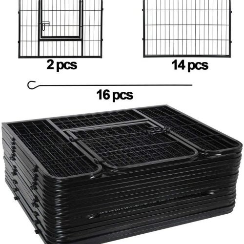 UNDERDOG Extra Heavy Duty Puppy Play Pen 16 x Panel Playpen Indoor/Outdoor