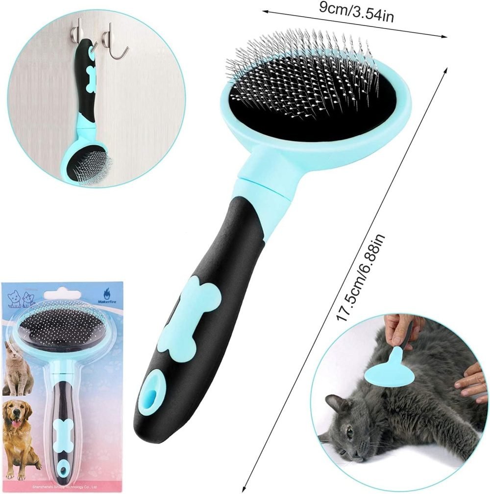 Makerfire Dog Slicker Grooming Brush