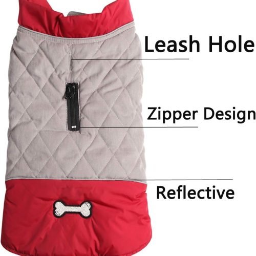 JoyDaog Reversible Dog Coats for Small Dogs