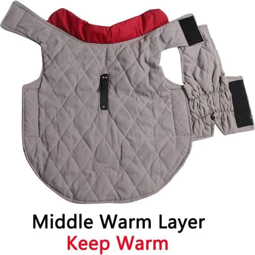 JoyDaog Reversible Dog Coats for Small Dogs
