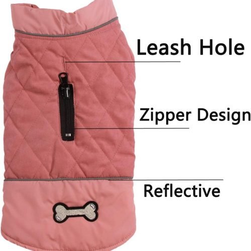 JoyDaog Reversible Dog Coats for Small Dogs