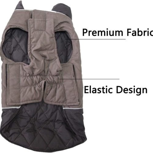 JoyDaog Reversible Dog Coats for Small Dogs