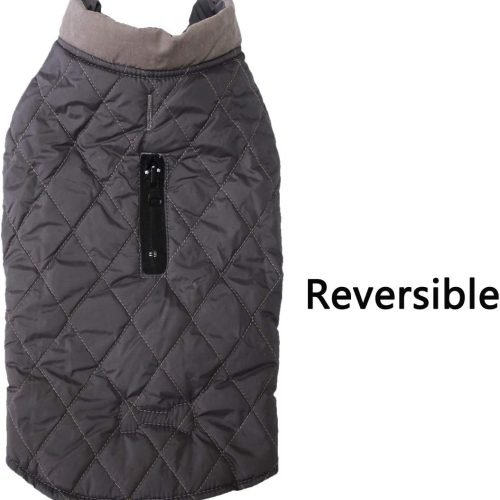 JoyDaog Reversible Dog Coats for Small Dogs