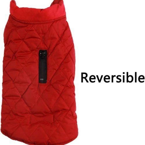 JoyDaog Reversible Dog Coats for Small Dogs
