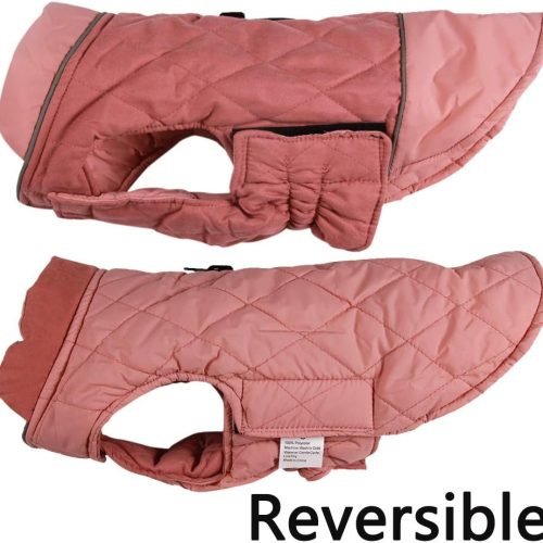 JoyDaog Reversible Dog Coats for Small Dogs