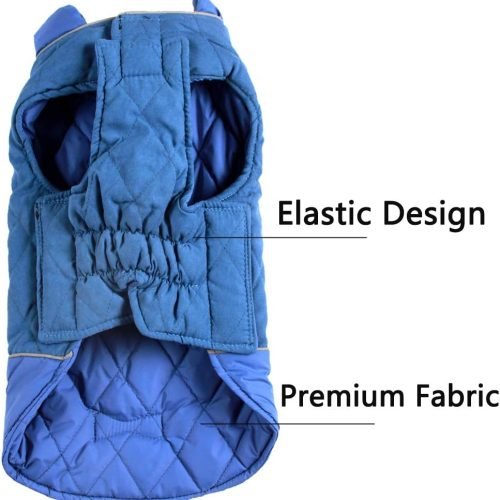 JoyDaog Reversible Dog Coats for Small Dogs