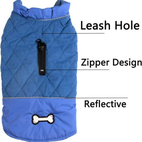JoyDaog Reversible Dog Coats for Small Dogs