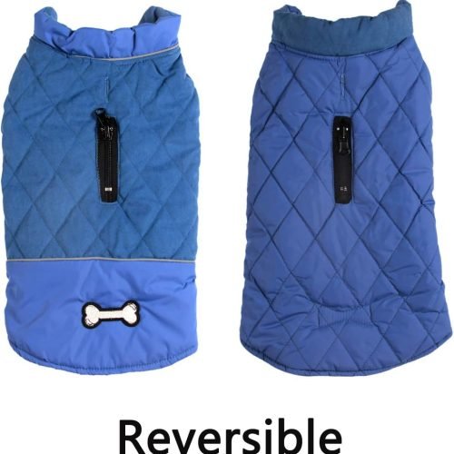 JoyDaog Reversible Dog Coats for Small Dogs