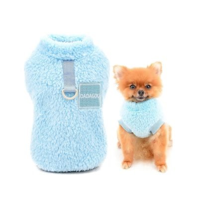SMALLLEE_LUCKY_STORE Pet Sherpa Fleece Jumper