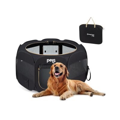 KingCamp Dog Playpen Portable 50″x50″x23.6″