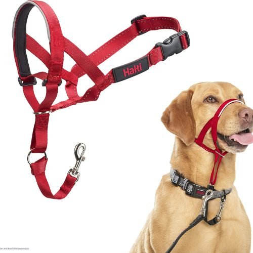 HALTI Headcollar Size 3 Black, UK Bestselling Harness to Stop Pulling on the Lead