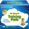 HONEY CARE All-Absorb, Large 22" x 23", 100 Count, Dog and Puppy Training Pads, Ultra Absorbent and Odor Eliminating