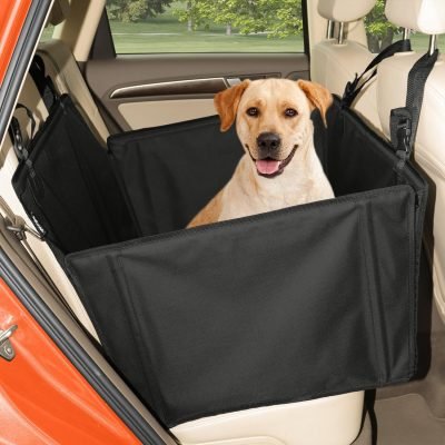 Extra Stable Dog Car Seat – Reinforced Car Dog Seat for Medium-Sized Dogs with 4 Fastening Straps