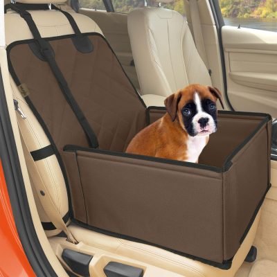 Extra Stable Dog Car Seat – Robust Car Dog Seat or Puppy Car Seat for Small to Medium-Sized Dogs