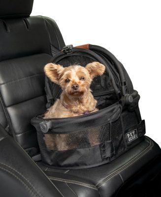 Pet Gear View 360 Pet Safety Carrier & Car Seat for Small Dogs & Cats Push Button Entry