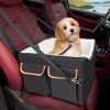 Cosibell Dog Car Seat - Double-Sided Pet Car Seat with Adjustable Safety Strap