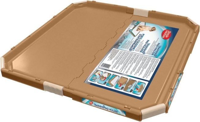 Simple Solution Portable Dog Pad Holder, for Pet Training and Puppy Pads