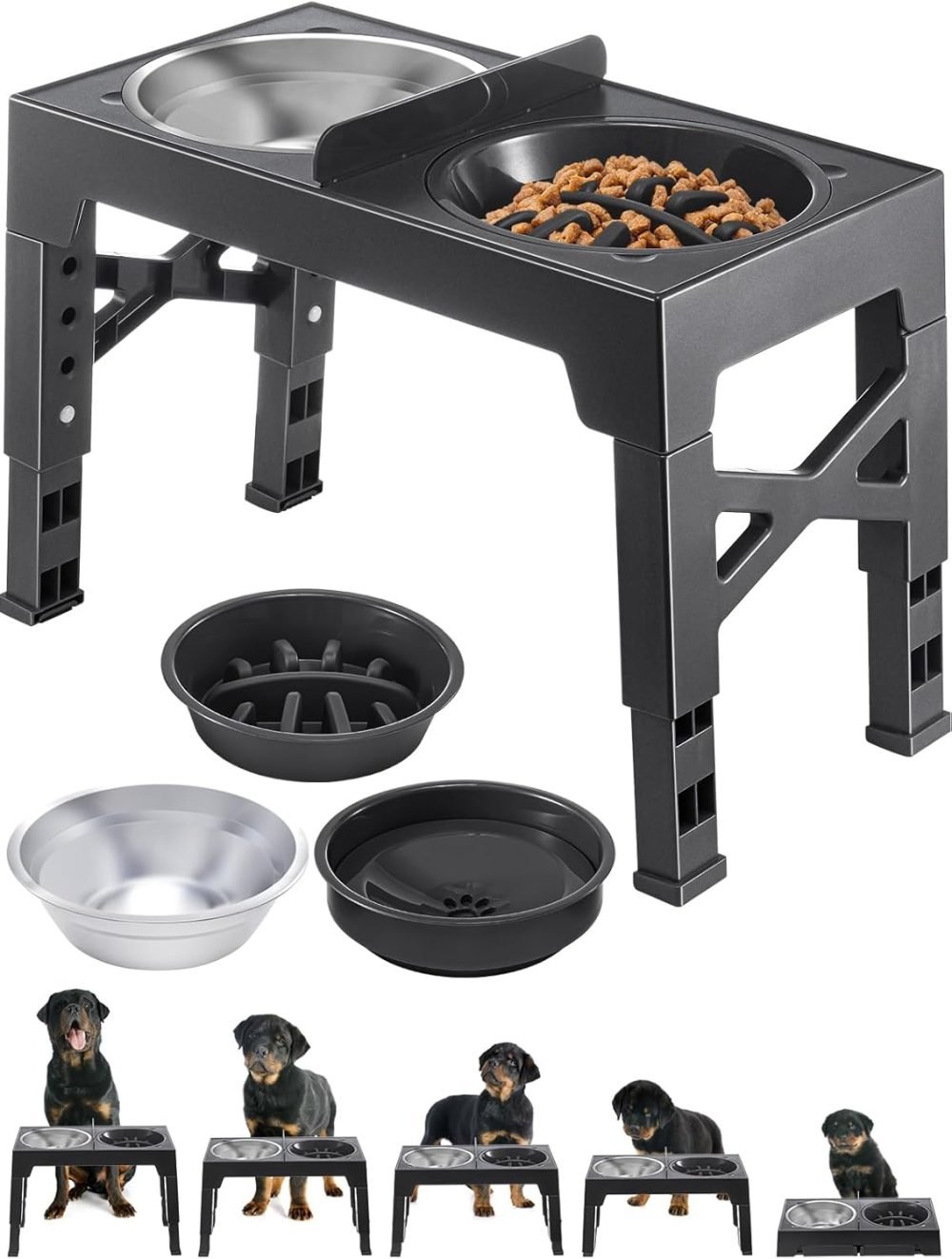 Holdfiturn Elevated Dog Bowls