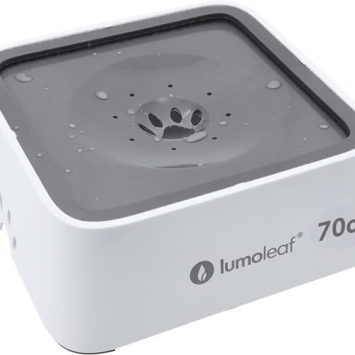 LumoLeaf 135oz No Spill Dog Water Bowl