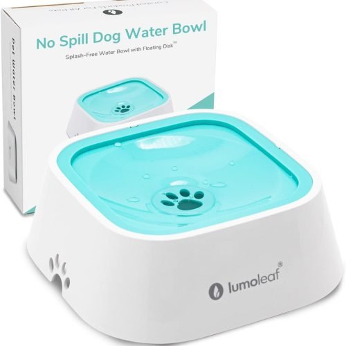 LumoLeaf 135oz No Spill Dog Water Bowl