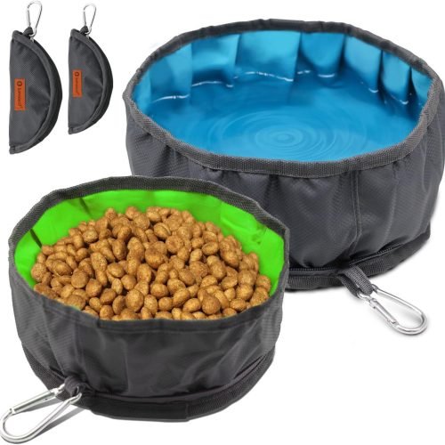 LumoLeaf Collapsible Dog Travel Bowls