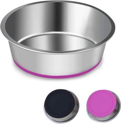 SUOXU Thick Stainless Steel Dog Bowls