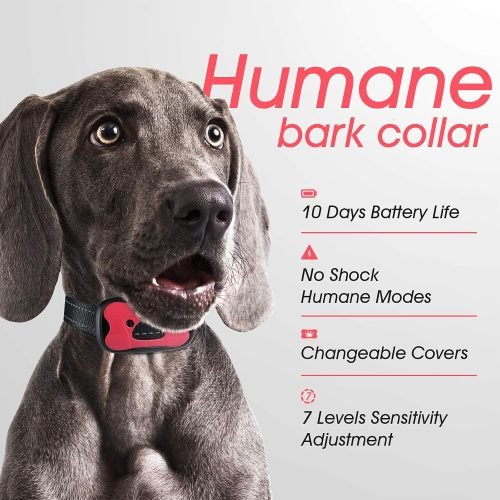 PcEoTllar Bark Collar, Anti Bark Collars for Dogs