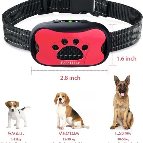 PcEoTllar Bark Collar, Anti Bark Collars for Dogs