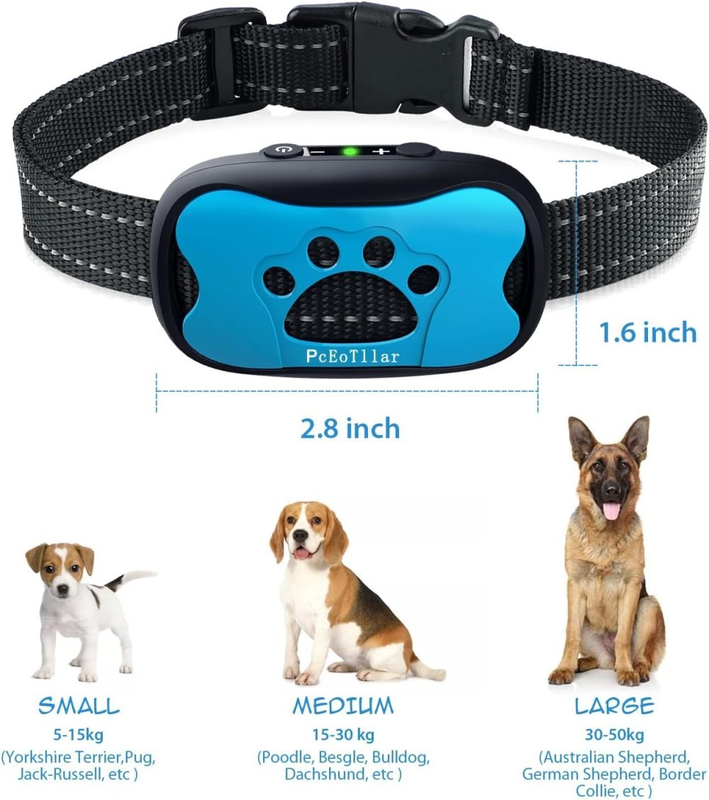 PcEoTllar Bark Collar, Anti Bark Collars for Dogs