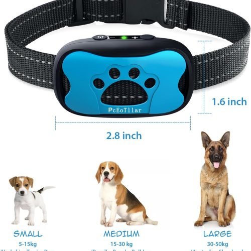 PcEoTllar Bark Collar, Anti Bark Collars for Dogs