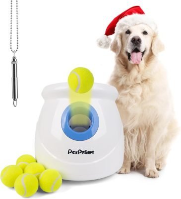 pet prime Automatic Dog Ball Launcher, Dog Ball Thrower