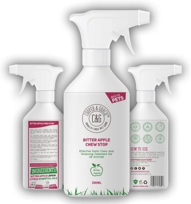 No Chew Bitter Apple Spray for Dogs | Stop Dog Chewing Deterrent