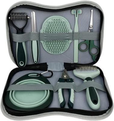 Professional 8 Piece Grooming Kit for Dogs